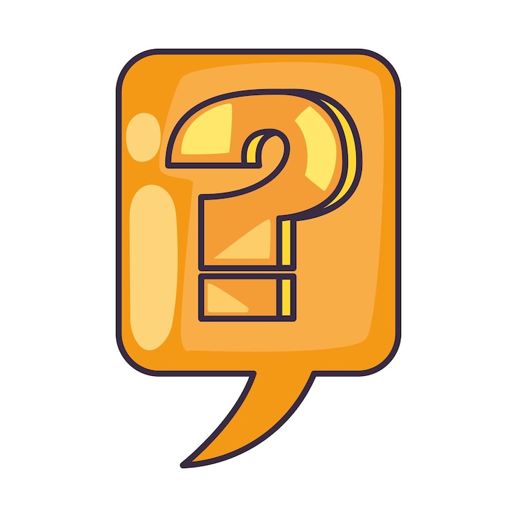 Vector Gratis speech bubble with interrogation sign ask isolated icon