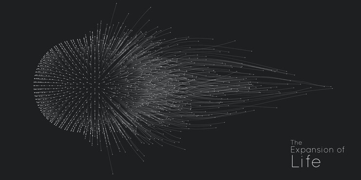 Vector Gratis sphere explosion background