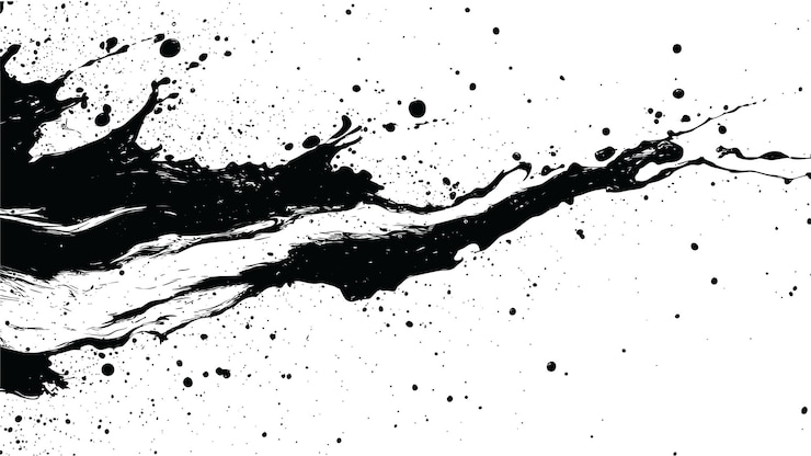 Vector Gratis splattered ink texture