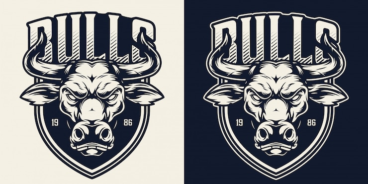 Vector Gratis sport team vintage monochrome logotype