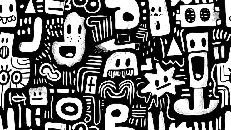 Vector Gratis stroke graffiti art vector