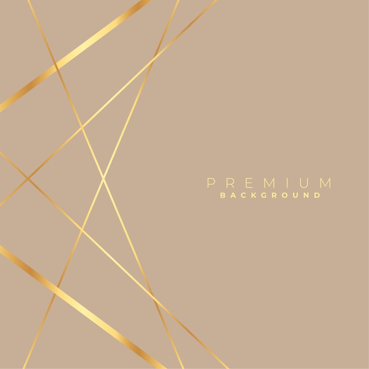 Vector Gratis stylish low poly golden lines background 