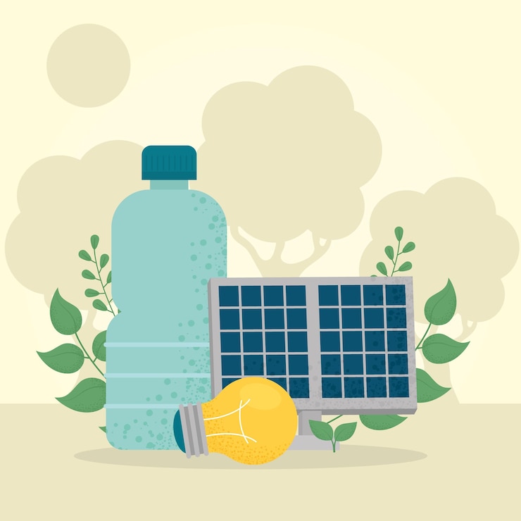 Vector Gratis sustainable illustration design