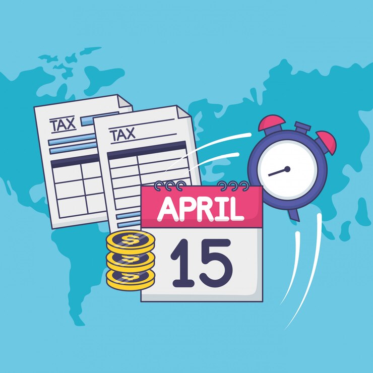 Vector Gratis tax payment concept