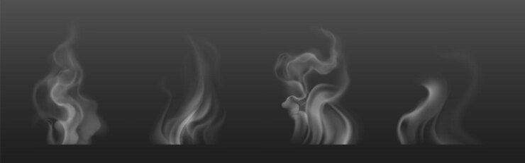 Vector Gratis tea smoke coffee cup food steam or vapor clouds