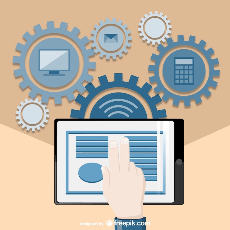 Vector Gratis technological office vector
