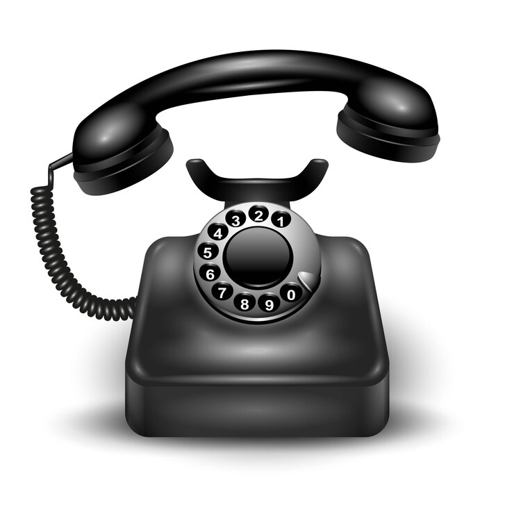 Vector Gratis telephone calling composition