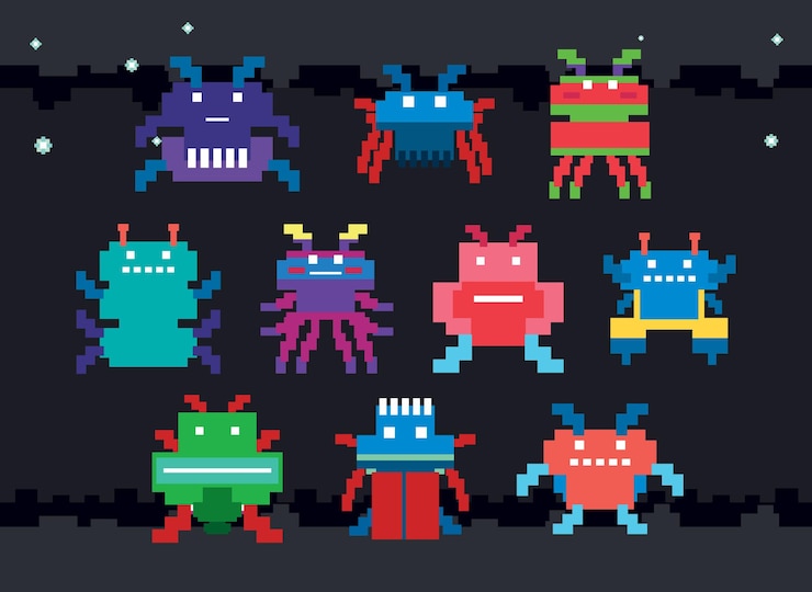 Vector Gratis templat antarmuka pengguna game luar angkasa