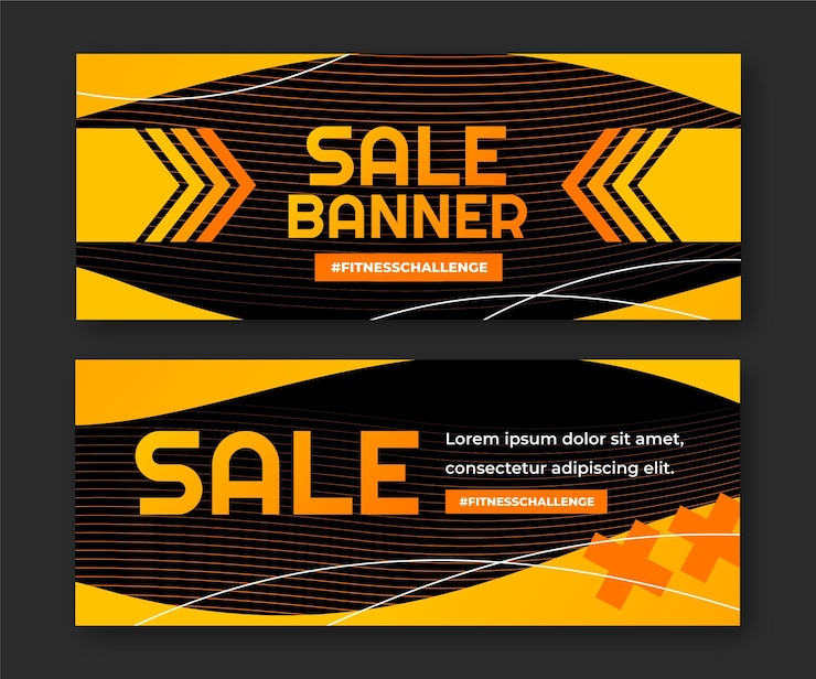 Vector Gratis templat banner gradien