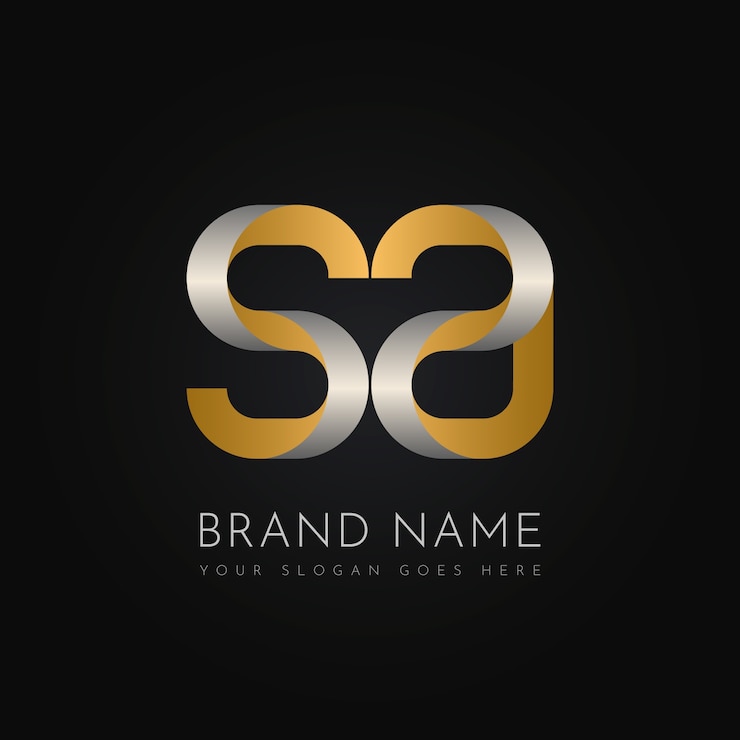 Vector Gratis templat desain logo huruf monogram
