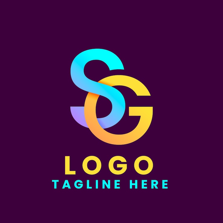 Vector Gratis templat desain logo huruf monogram