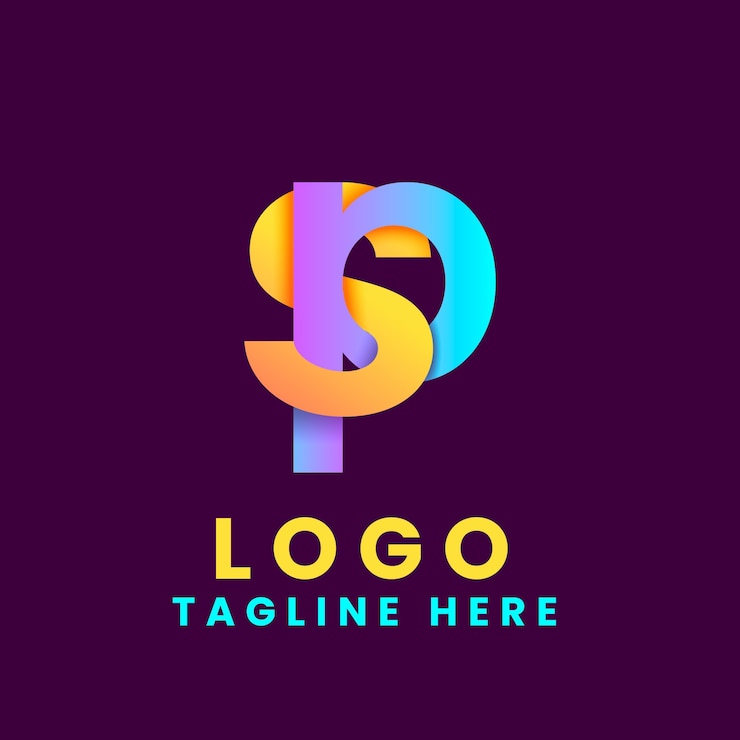 Vector Gratis templat desain logo huruf monogram