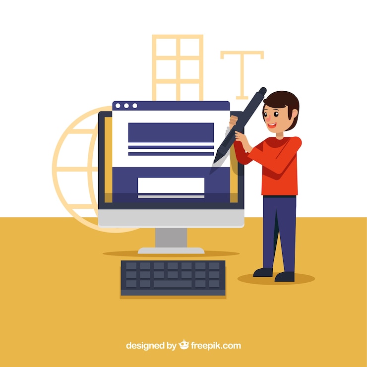 Vector Gratis templat halaman arahan