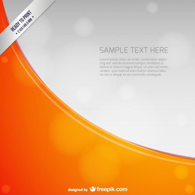 Vector Gratis templat latar belakang siap cetak
