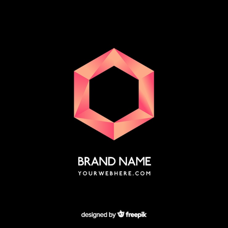 Vector Gratis templat logo abstrak gradien