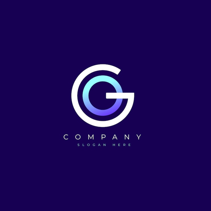 Vector Gratis templat logo go datar