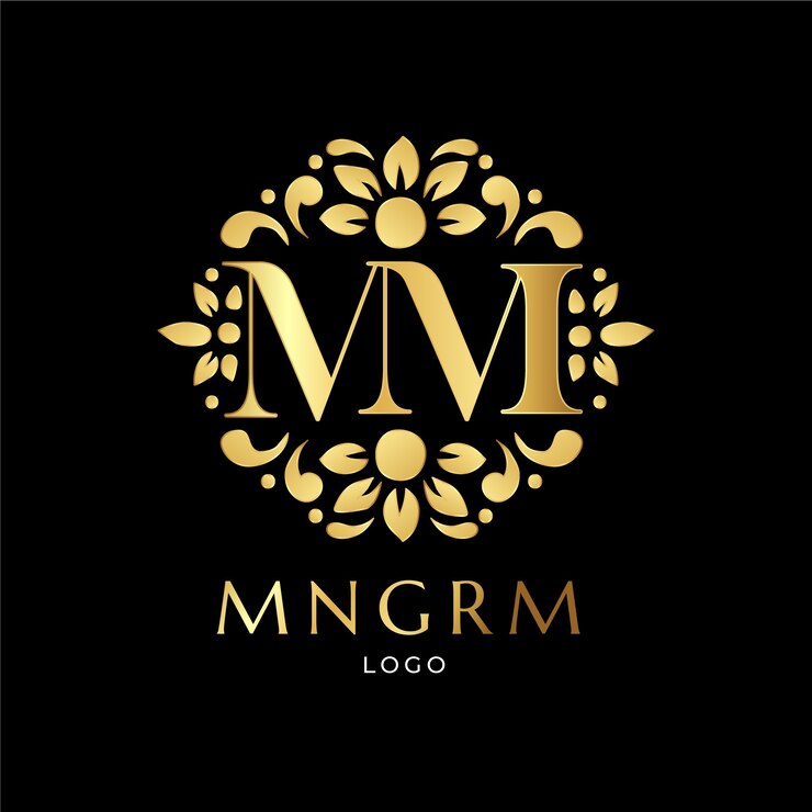 Vector Gratis templat logo gradien mm