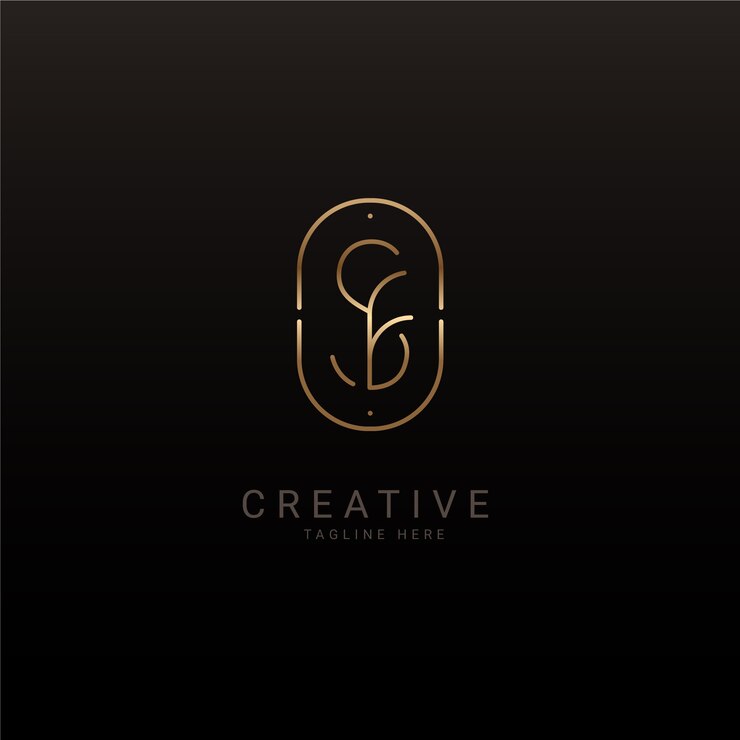 Vector Gratis templat logo gradien sf atau fs