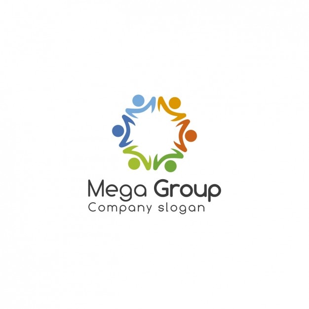 Vector Gratis templat logo grup