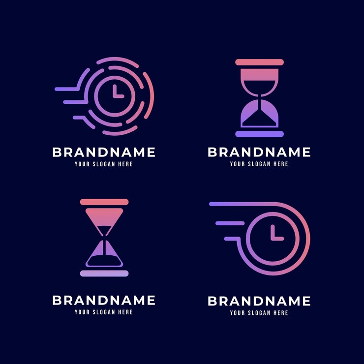 Vector Gratis templat logo jam tangan kreatif