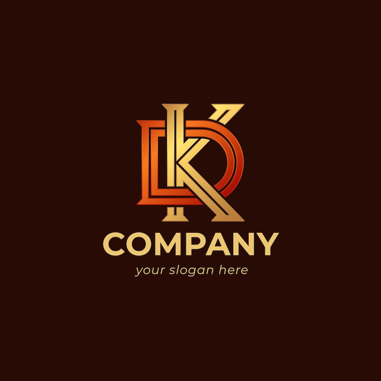 Vector Gratis templat logo kd