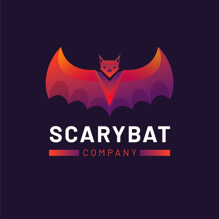 Vector Gratis templat logo kelelawar branding