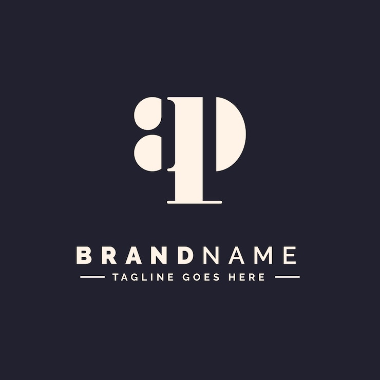 Vector Gratis templat logo monogram ap