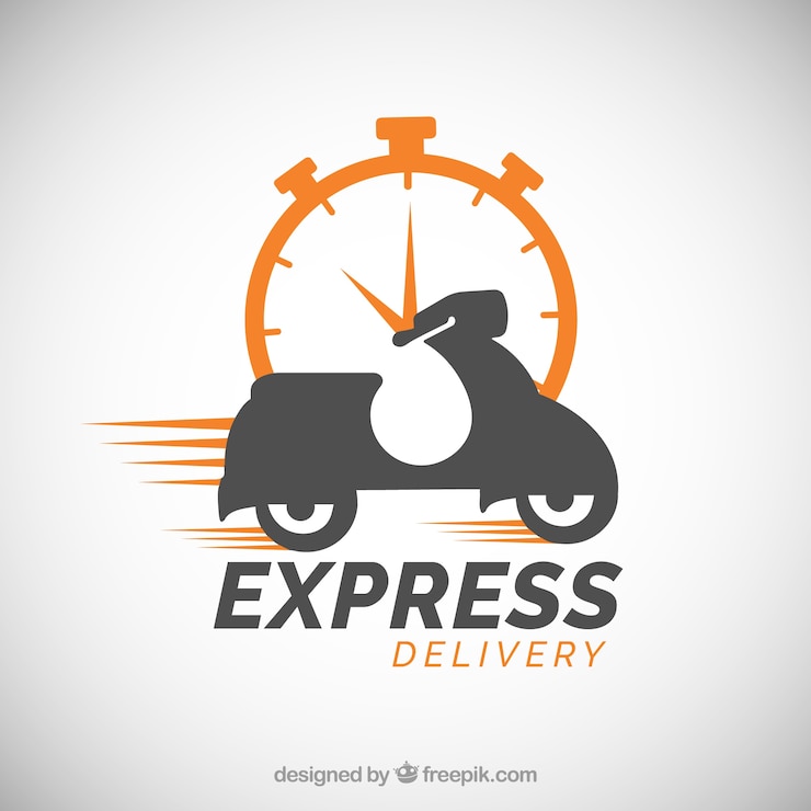 Vector Gratis templat logo pengiriman