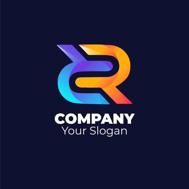 Vector Gratis templat logo rr profesional
