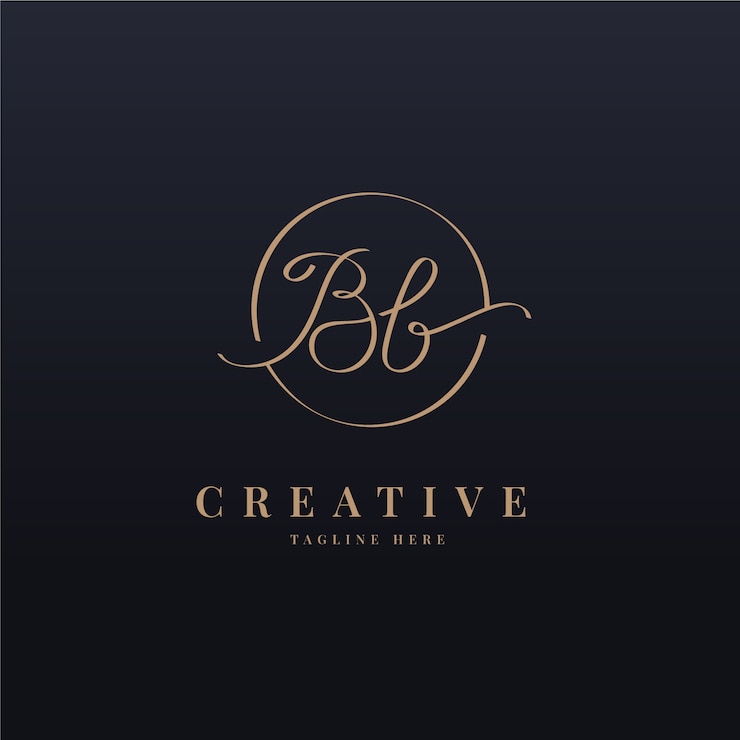 Vector Gratis templat logotype bb profesional