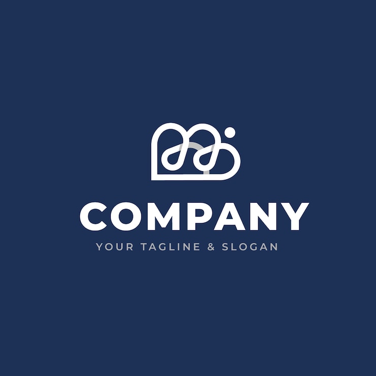 Vector Gratis templat logotype bb profesional