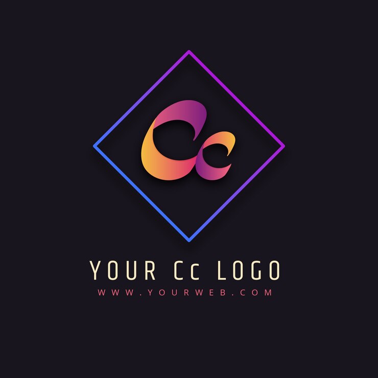 Vector Gratis templat logotype cc profesional