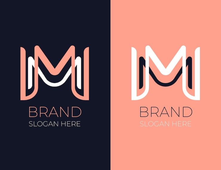 Vector Gratis templat logotype mm profesional