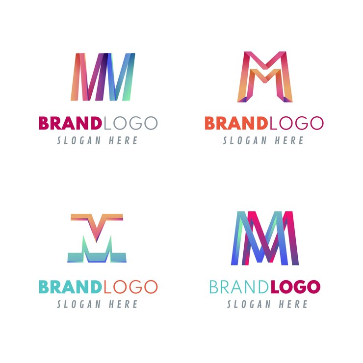 Vector Gratis templat logotype mm profesional