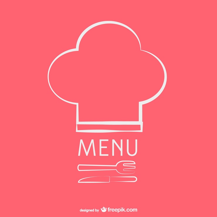 Vector Gratis templat menu restoran vintage