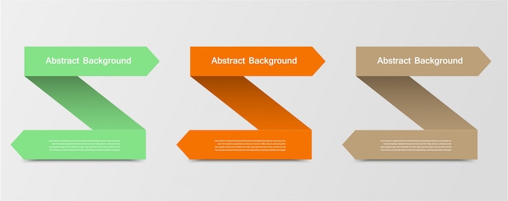 Vector Gratis templat panah infografis