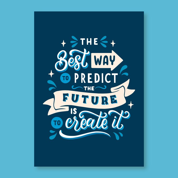 Vector Gratis templat poster motivasi desain datar