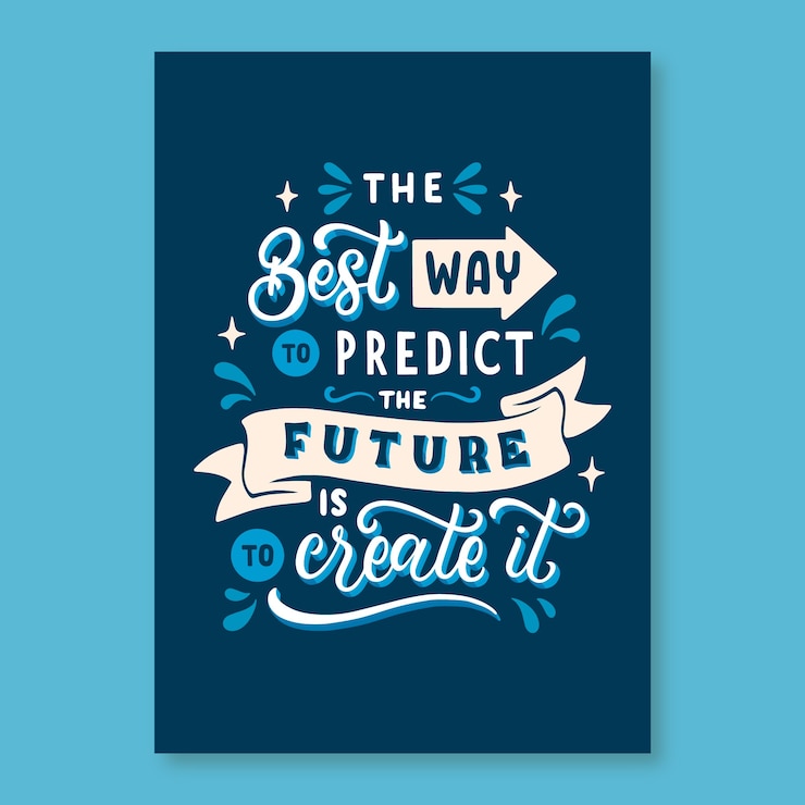Vector Gratis templat poster motivasi desain datar