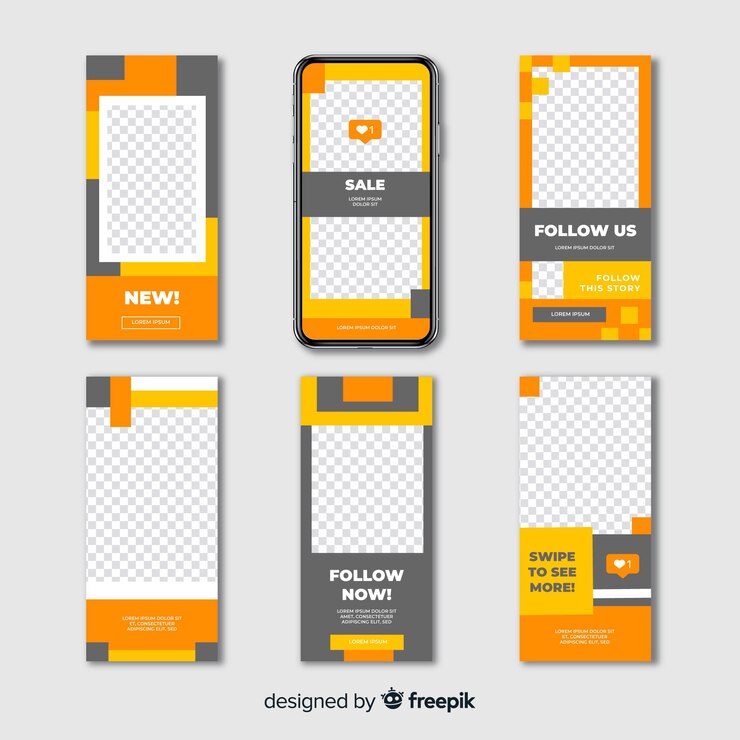 Vector Gratis templat story instagram