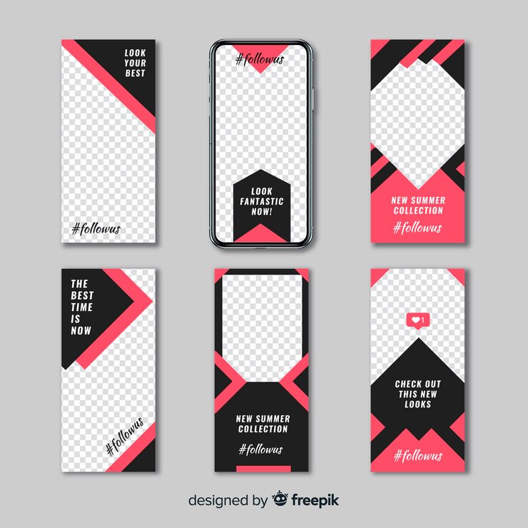Vector Gratis templat story instagram