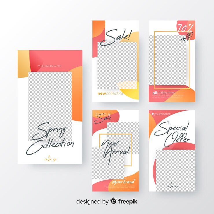 Vector Gratis templat story instagram