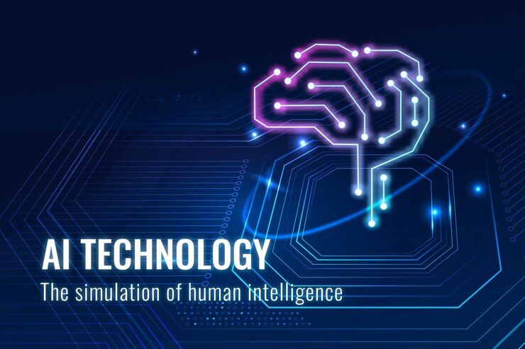 Vector Gratis templat teknologi ai futuristik vektor banner blog teknologi disruptif