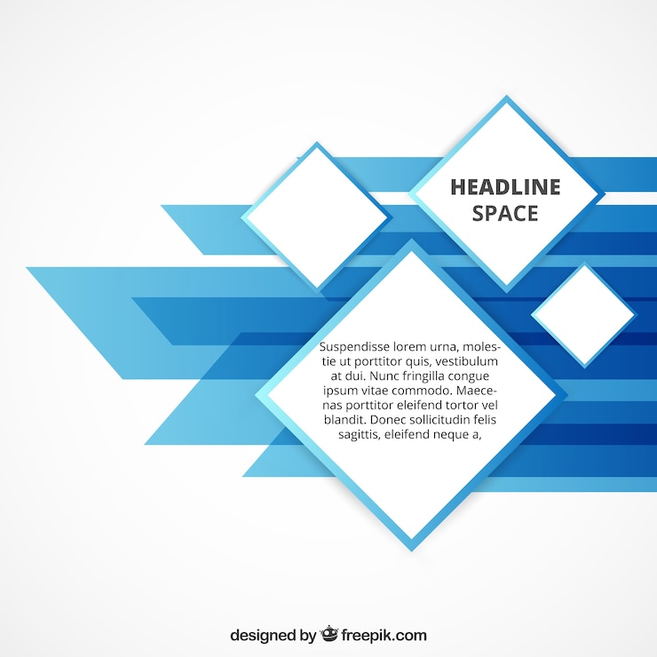 Vector Gratis template geometris abstrak