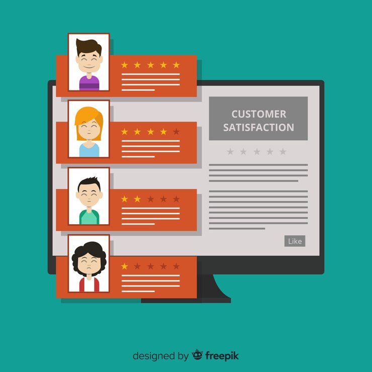 Vector Gratis testimonial design with speech bubbles concept