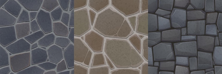 Vector Gratis textures of stone floor and wall