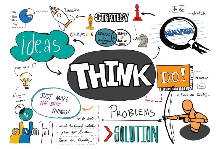Vector Gratis think sketch