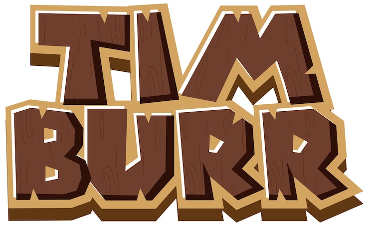 Vector Gratis timburr logo text design