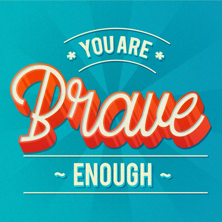 Vector Gratis tipografi inspirasional dalam gaya vintage
