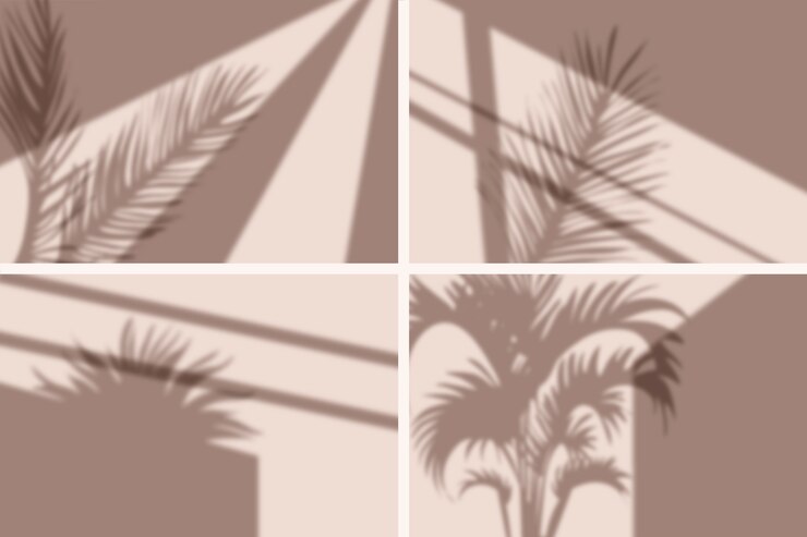 Vector Gratis transparent shadows overlay effect