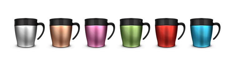 Vector Gratis tumbler cup set with black handles